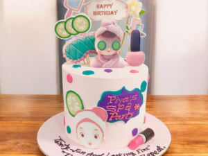 Baby Spa Day Cake