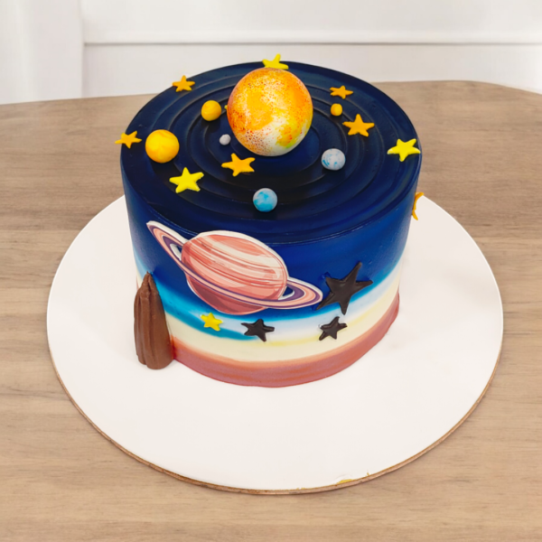 Galaxy Themed Cake