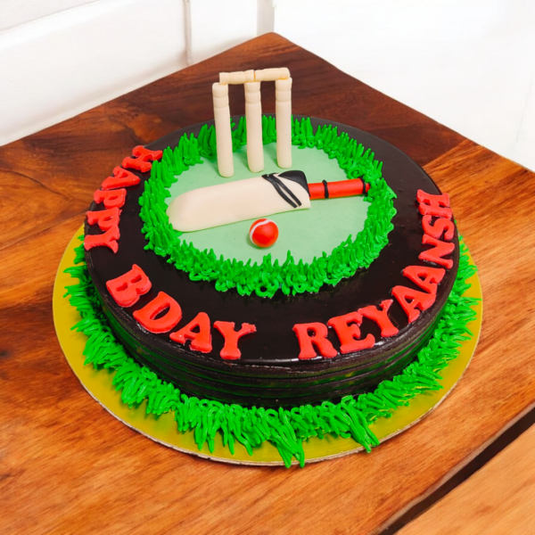 Cricket Themed cake