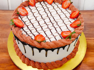 Chocolate with Strawberry Cake