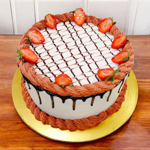 Chocolate with Strawberry Cake