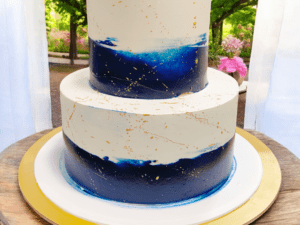 Glorious 2 Tier Wedding Cake