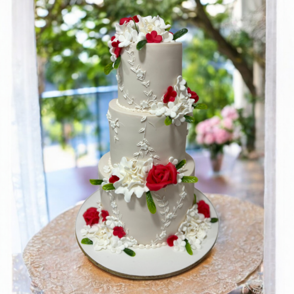 3 Tier Wedding Cake