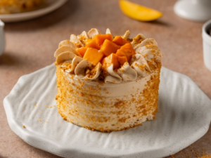 Mango Lotus Biscoff Bento Cake