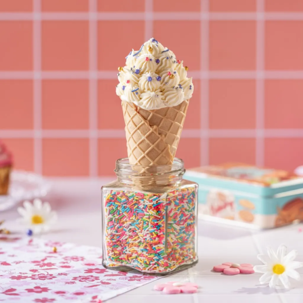 Vanilla Ice Cream Cone Cupcake