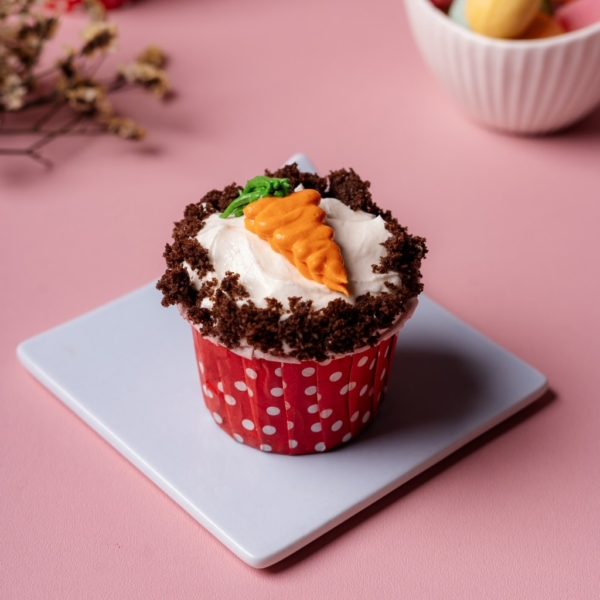 Easter special carrot cupcake