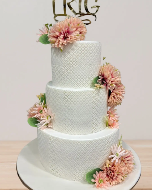 Floral 3-Tier Designer Cake