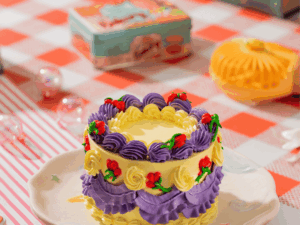 Vintage Black Forest Revisited Bento Cake