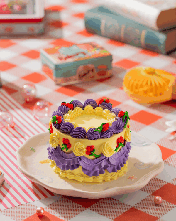 Vintage Black Forest Revisited Bento Cake