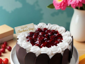Teacher's Day Black Forest Cake