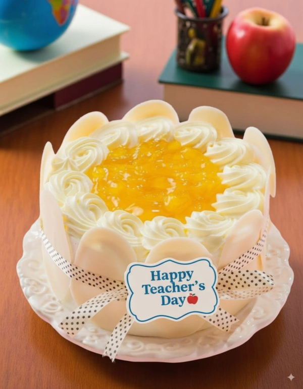 Teacher's Day Fresh Pineapple Cake