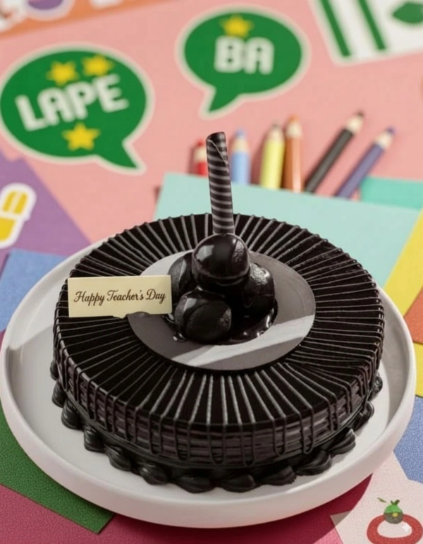 Teacher's Day Truffle Torte Cake