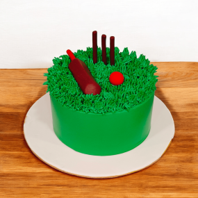 Customized Cricket Cake