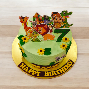 Jungle Themed Cake