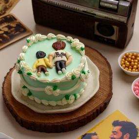 Pineapple father's day special bento cake