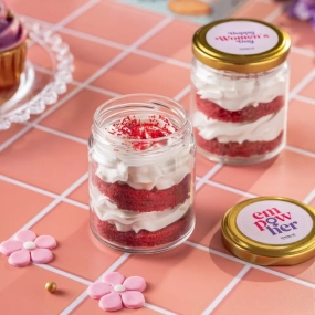 Red Velvet Jar Cake Women's Day Special
