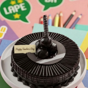 Teacher's Day Truffle Torte Cake