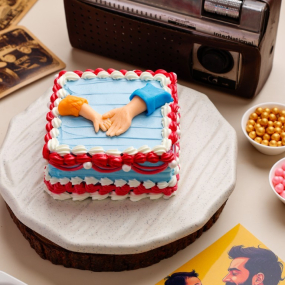 Black Forest Father’s day special bento cake