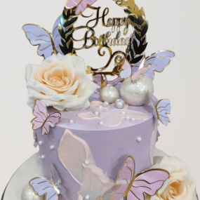 Butterfly Birthday Cake