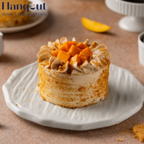 Mango Lotus Biscoff Bento Cake