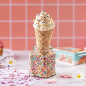 Vanilla Ice Cream Cone Cupcake